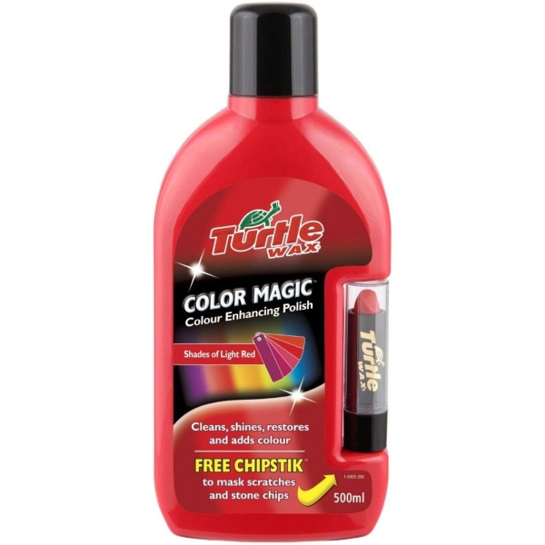 Turtle Wax Color Magic Polish Rosu + Stick 500ML FG6905